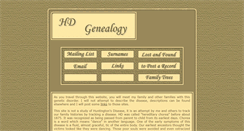 Desktop Screenshot of hdgenealogy.org